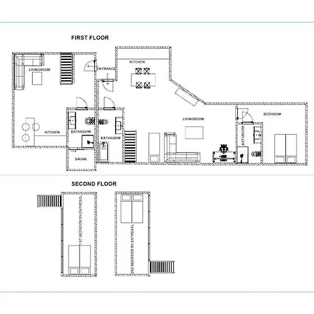 Exclusive Loft With Sauna, Ac And 3 Bathrooms Apartment